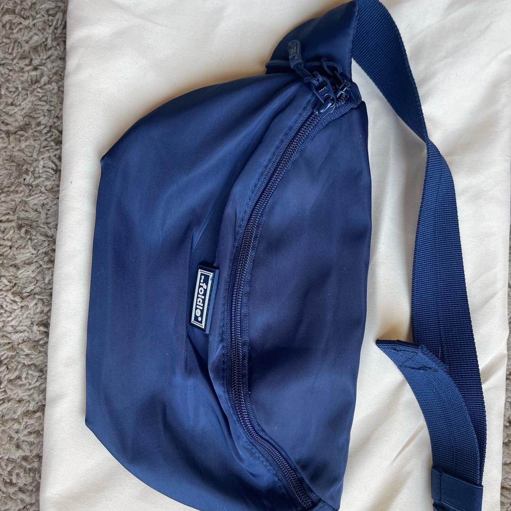 the Foldie Blue Women's Belt Bag